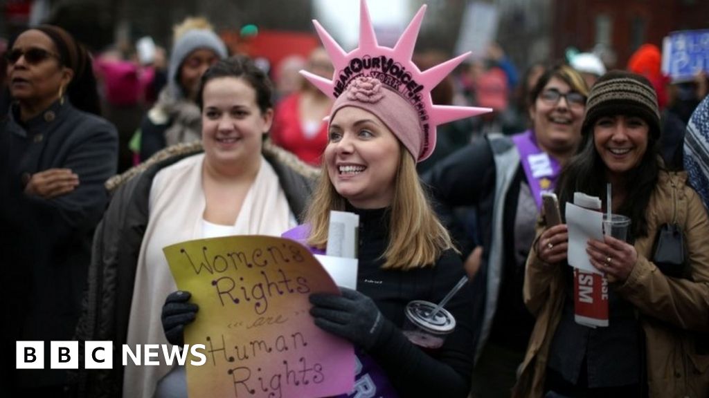 Donald Trump Protests Attract Millions Across US And World - BBC News