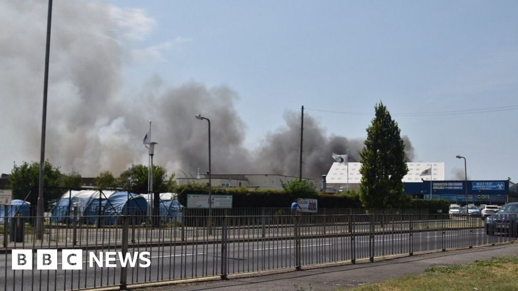 Canvey Island fire Reports of 'explosion' at industrial unit BBC News