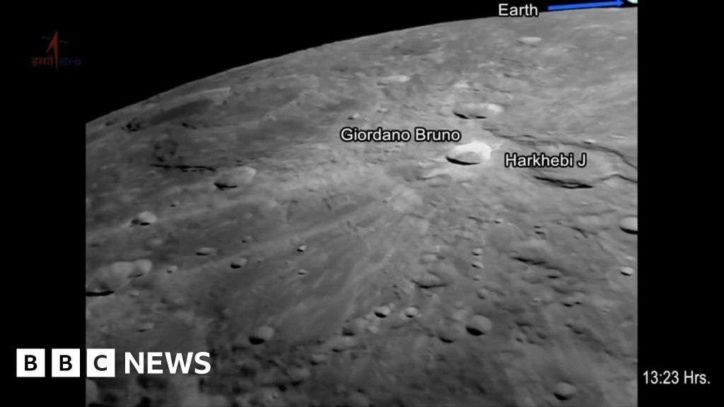 Chandrayaan-3: Indyjski lądownik księżycowy Vikram przesyła zdjęcia Księżyca z bliska