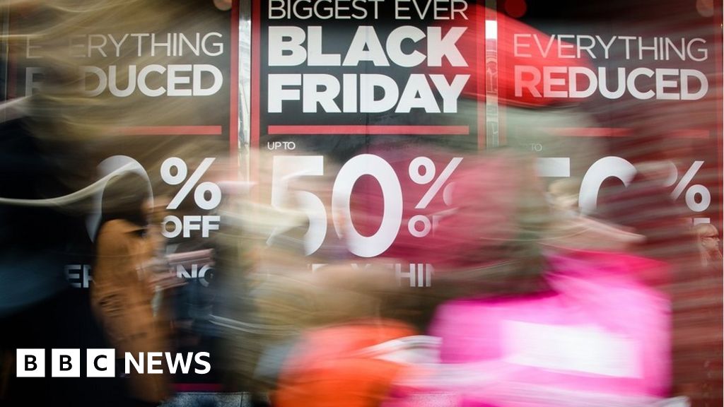 Black Friday Online Spending Surge In Uk And Us Bbc News