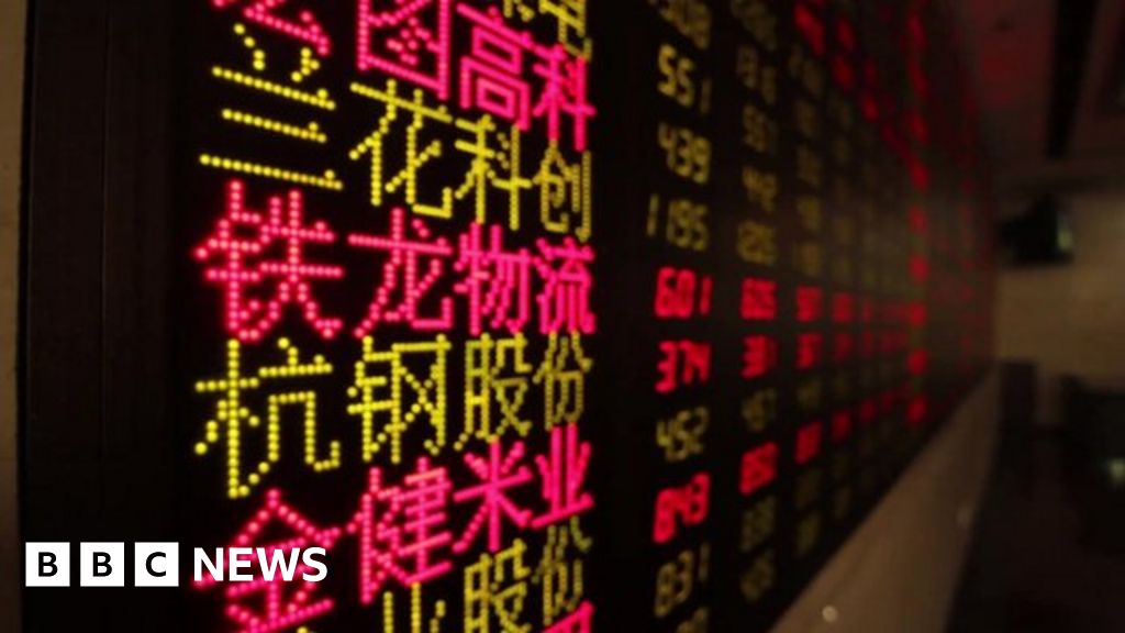 Chinese Stock Markets Continue To Plunge Bbc News