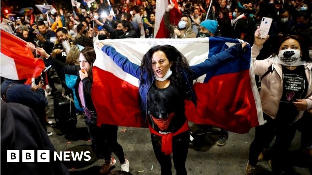 Jubilation as Chile votes to rewrite constitution