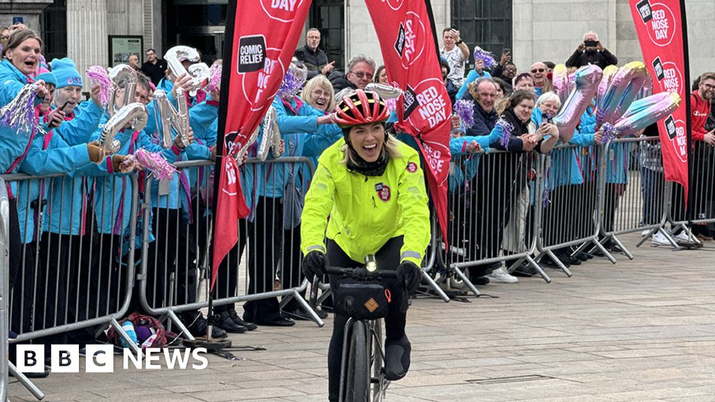 Mollie King Completes 500km Cycling Challenge for Comic Relief in Memory of Father