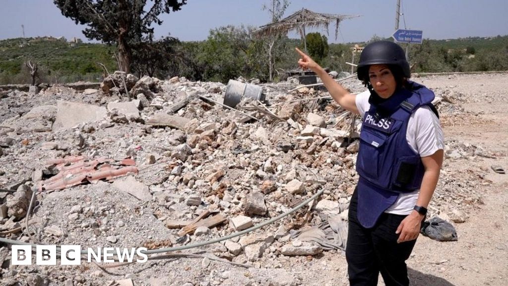 黎巴嫩南部：BBC 看到空袭对废弃城镇造成的破坏