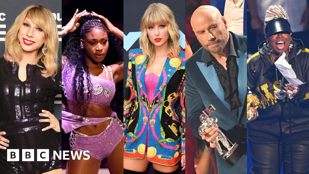 The Six Biggest Moments At MTV VMAs - Taylor Swift, Miley Cyrus And ...