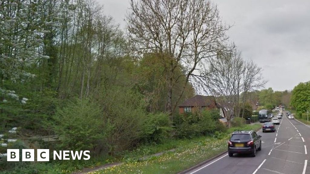 East Sussex crash Man dies as car lands in Forest Row ditch BBC News