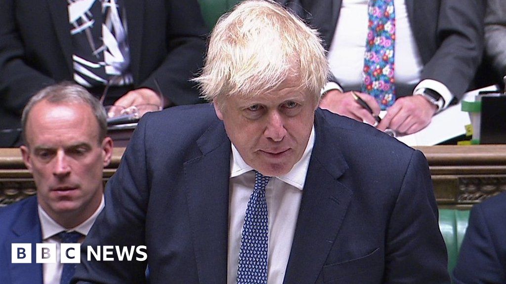 Boris Johnson's first public speech after Sue Gray report published