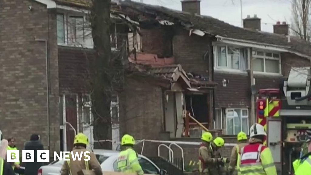 Dewsbury house explosion Footage show aftermath