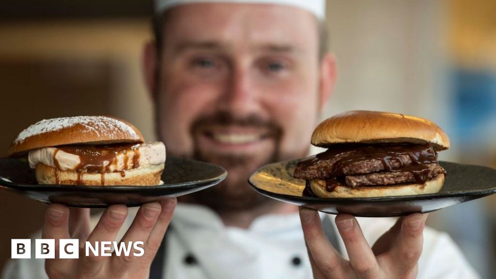 Square sausage icecream goes on Edinburgh hotel menu BBC News