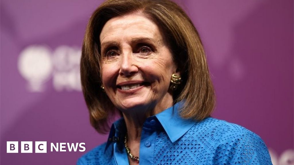 US politician Nancy Pelosi heads to Chorley, Lancashire for G7 summit
