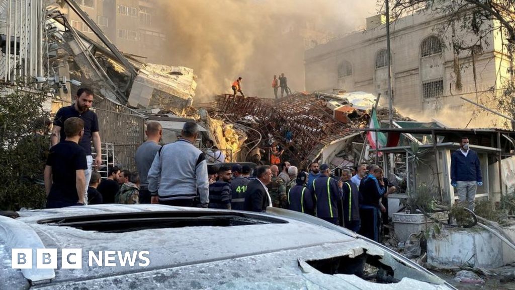 Offizielle Medien: Ein israelischer Luftangriff zerstört das iranische Konsulat in Syrien