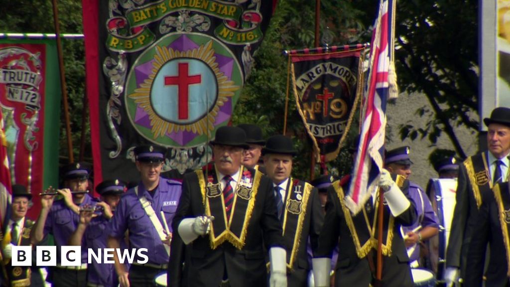 Royal Black Institution holds parades across Northern Ireland BBC News
