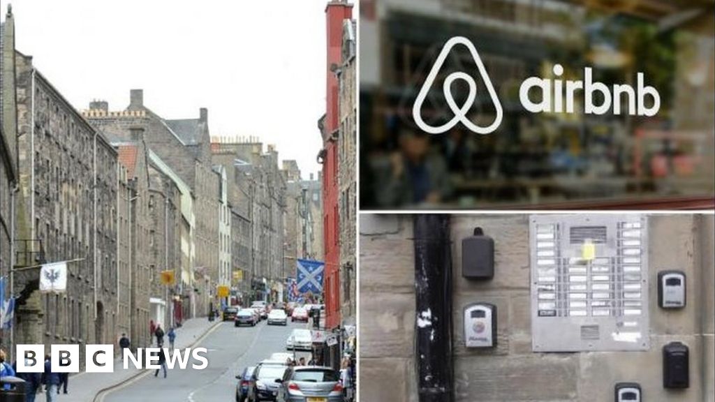 Edinburgh Airbnb bookings up by 70