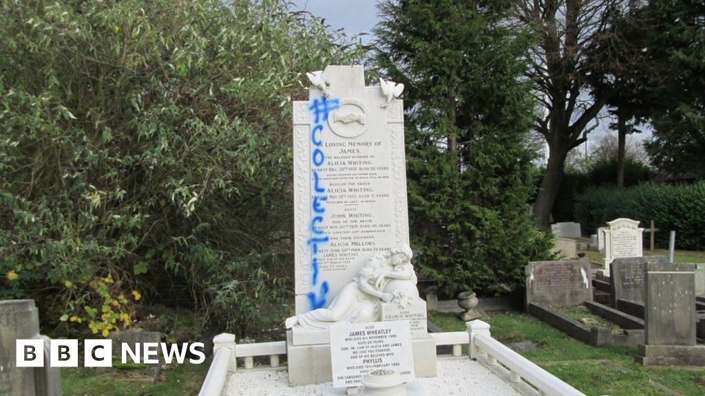 Dozens of graves damaged in 'disrespectful' attack BBC News