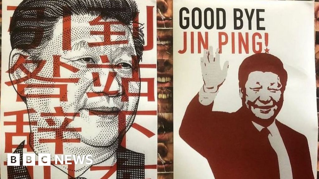 China’s ‘Bridge Man’ inspires Xi Jinping protest signs around the world