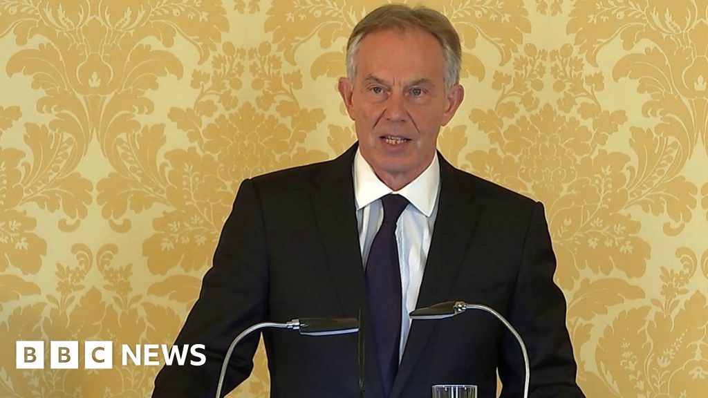 Tony Blair Expressed Sorrow, Regret And Apology - BBC News