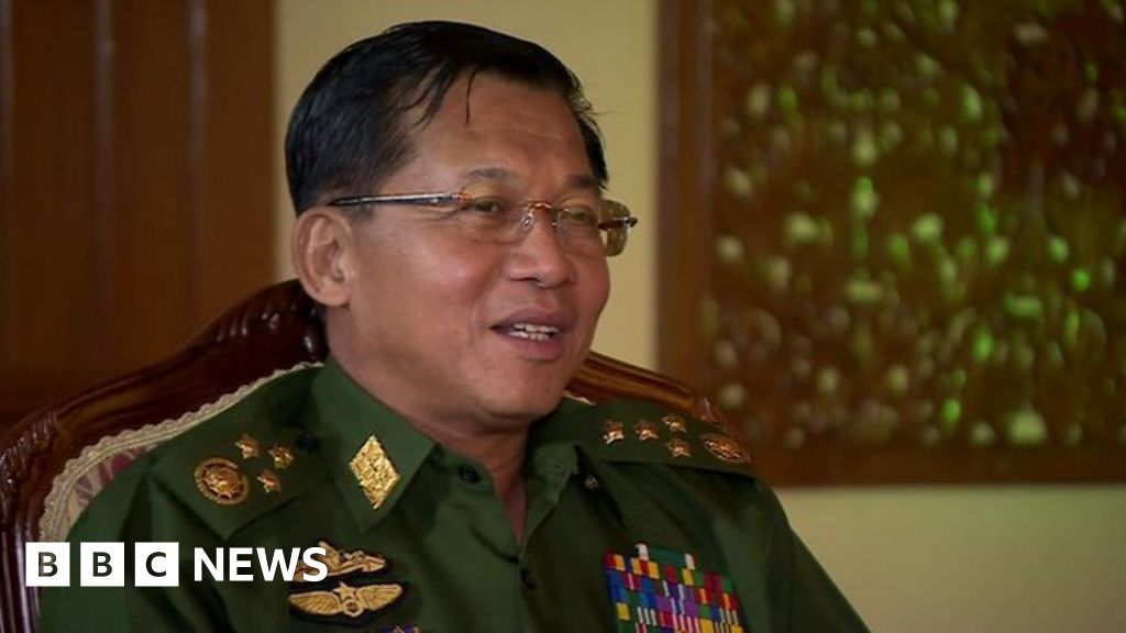 Myanmars Strongman Gives Rare Bbc Interview Bbc News 