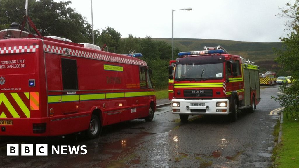 Fire at factory in Blaenavon was 'accidental' BBC News