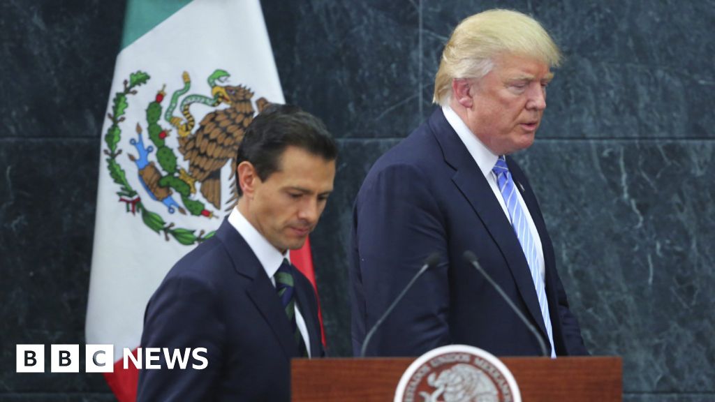 Trump Slams Mexico As Leader Cancels Trip - BBC News