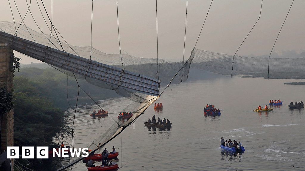 Morbi bridge collapse: Death toll rises to 141 as rescue operations continue