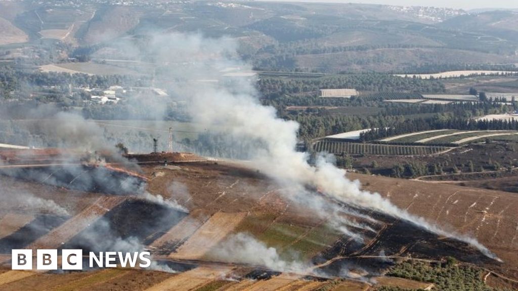 Hezbollah fires rockets into Israel from Lebanon