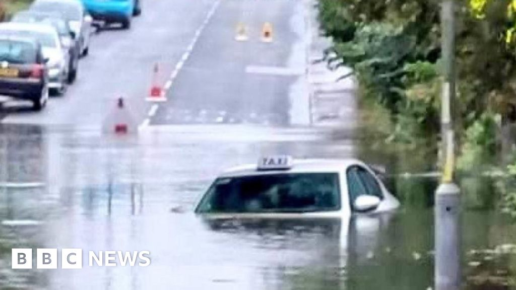 Parbold warning in place after homes flooded