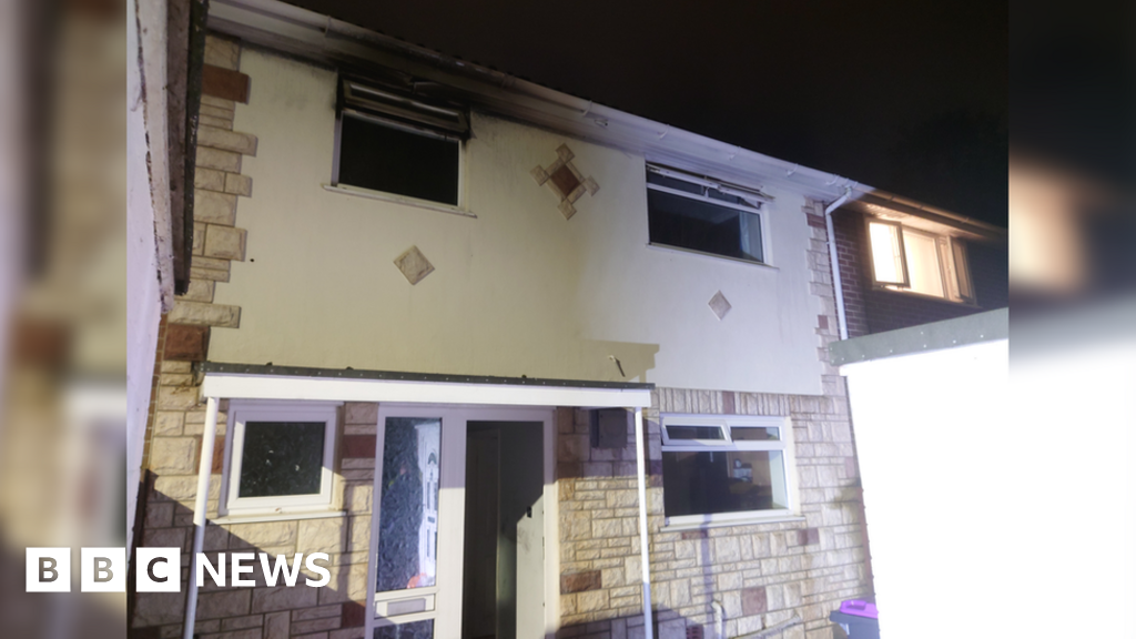 Cwmbran Person airlifted to hospital after house fire BBC News