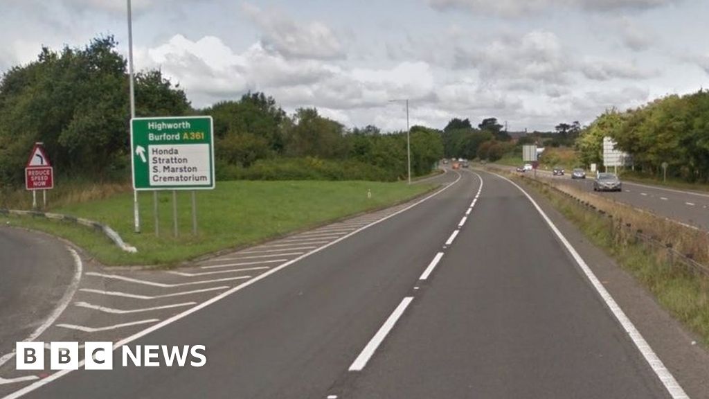 Biker killed in crash with car on A419 in Swindon