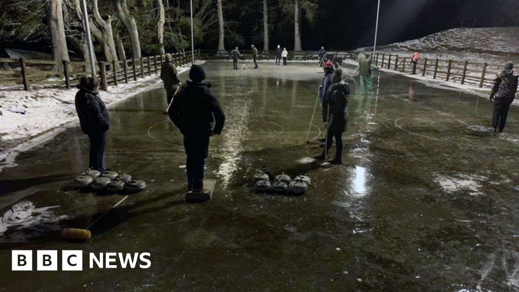 Curling goes outdoors as temperatures drop