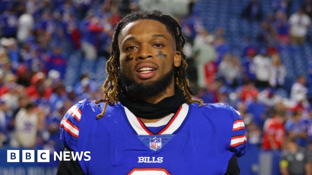 Damar Hamlin: NFL game suspended after player collapses on field
