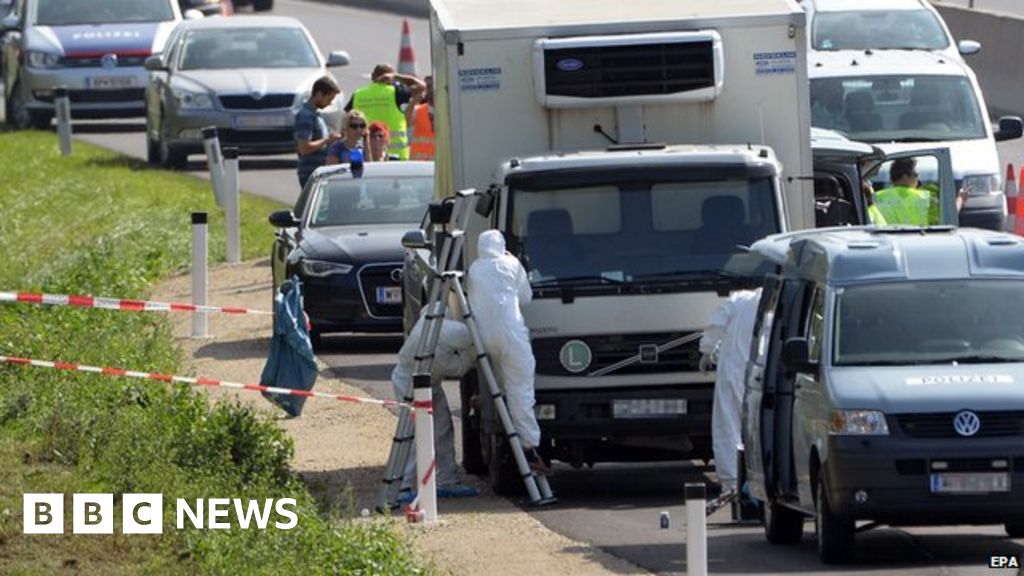 Migrant crisis Bodies found in Austria lorry BBC News