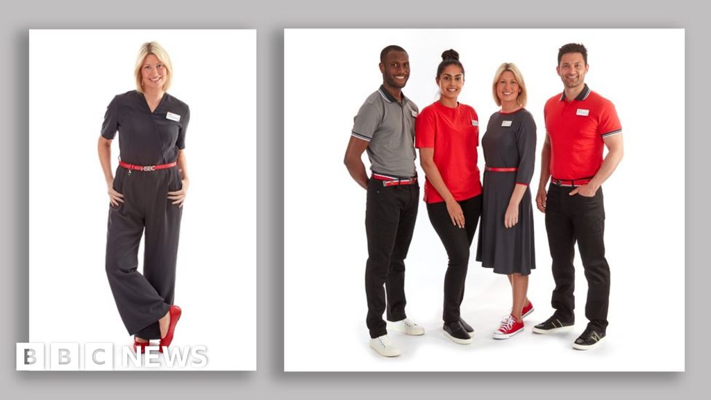 HSBC staff get a uniform of jumpsuits and jeans