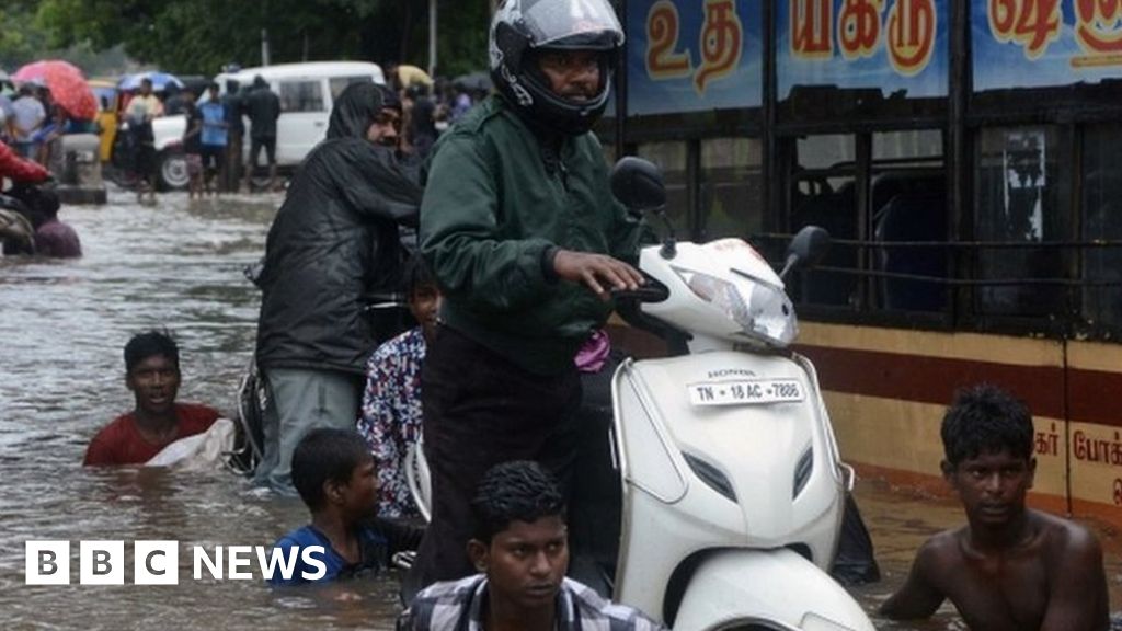 India's Chennai Hit By Rain And Deadly Flooding - BBC News