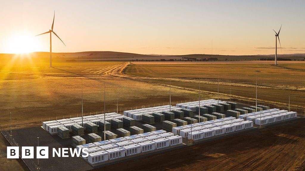 World's Biggest Battery: A Look Around Tesla Project - BBC News