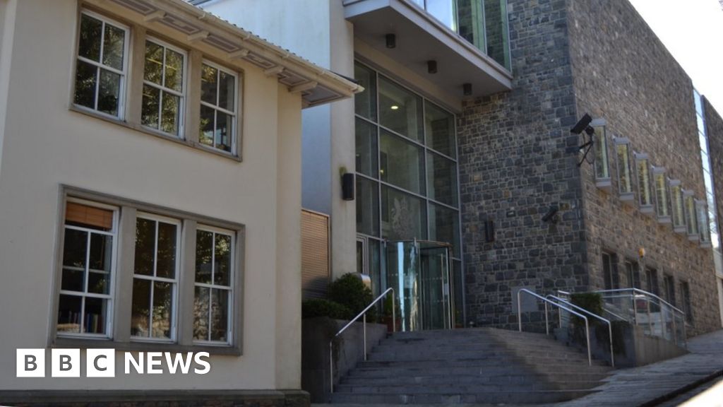 Entrance to Guernsey's court building
