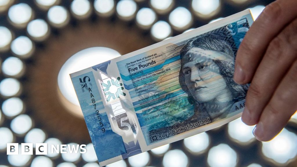 First RBS plastic banknotes enter circulation BBC News