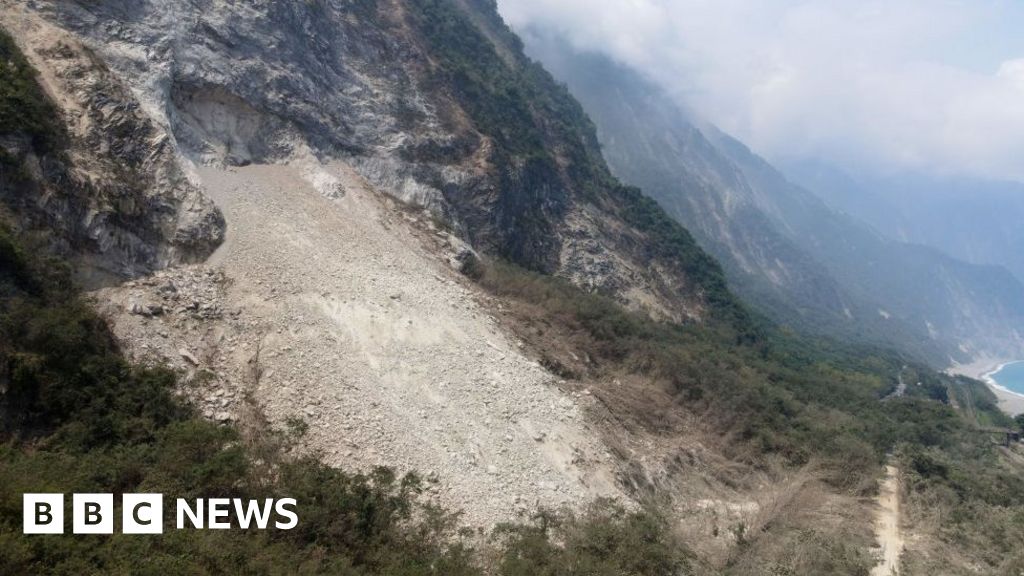 Terremoto de Taiwán: Llueven rocas como balas sobre una montaña: sobreviviente