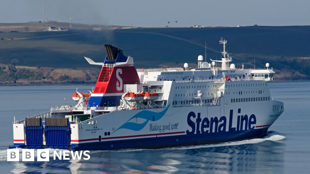 What happened to Stranraer after the ferries left?