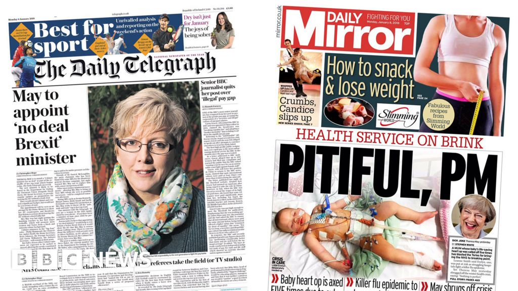 Newspaper Headlines Reshuffle Rumours And Nhs On Brink Bbc News