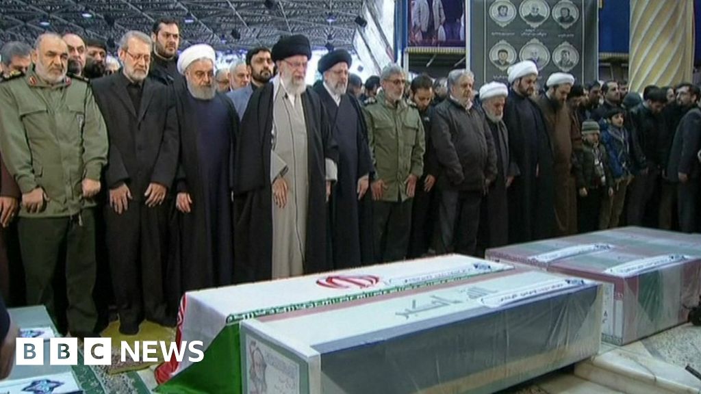 Soleimani: Huge crowds pack Tehran for commander's funeral