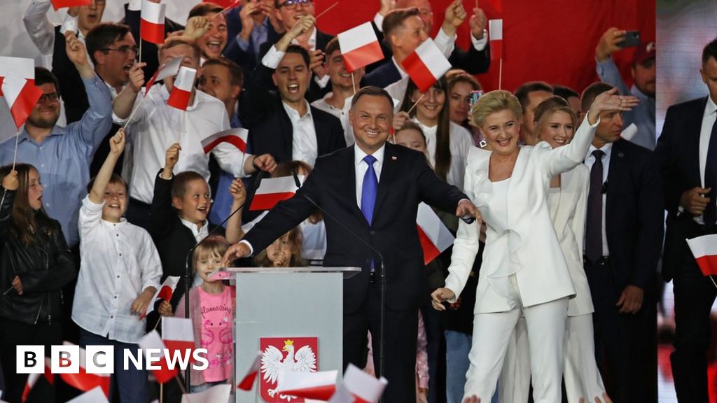 Poland's conservative president Duda re-elected