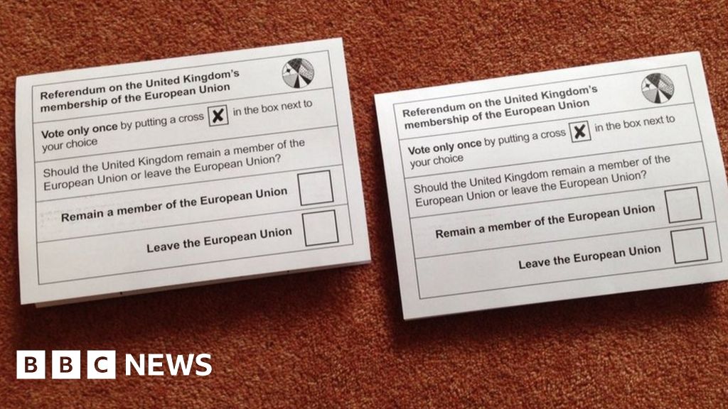 Duplicate Eu Postal Ballots Sent Out To More Than 100 Voters Bbc News