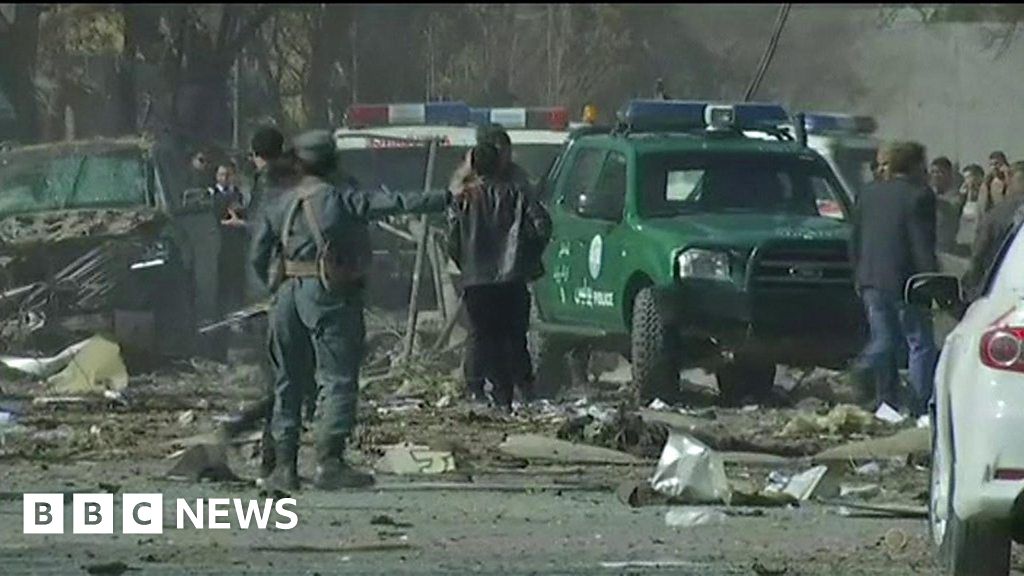 Kabul Bomb Attack: Crowds Run After Deadly Blast In Afghan Capital ...