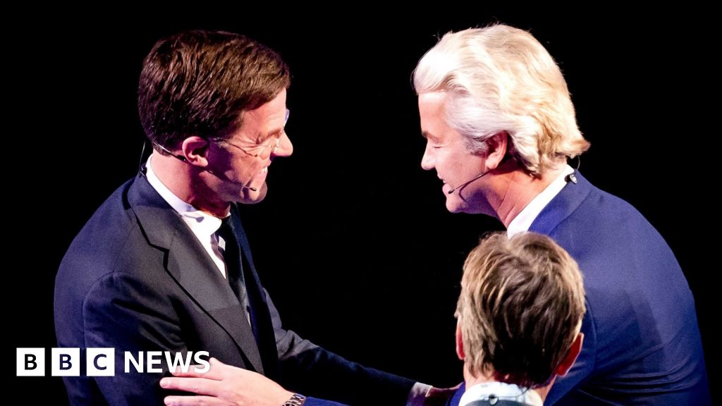 Dutch election: PM warns against populism in TV debate with Wilders