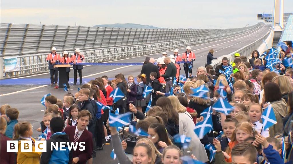 Queensferry Crossing Official Opening Ceremony Bbc News