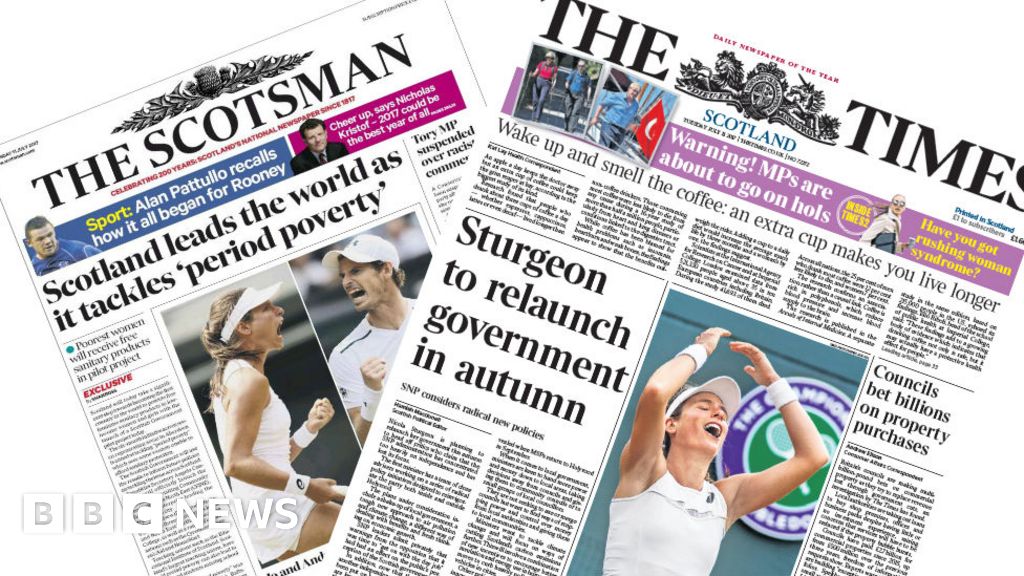 Scotlands Papers Fm Plans Radical New Policies 