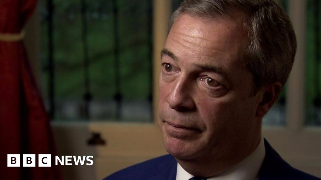 Nigel Farage Trump Told Me Brexit Won Him Presidency Bbc News