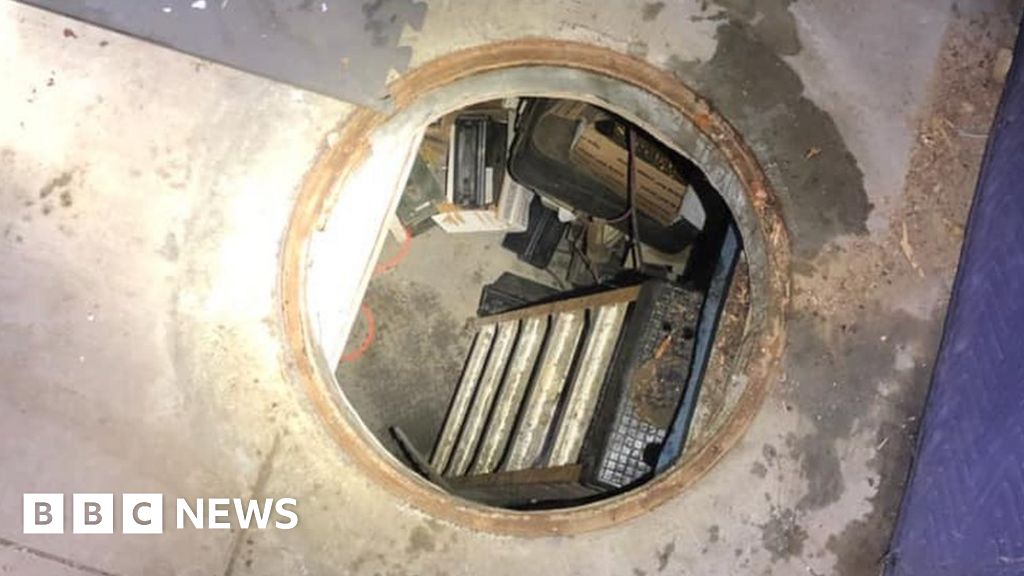 California Police Find Gang S Underground Shooting Range Bbc News California Police Find Gang S Underground Shooting Range