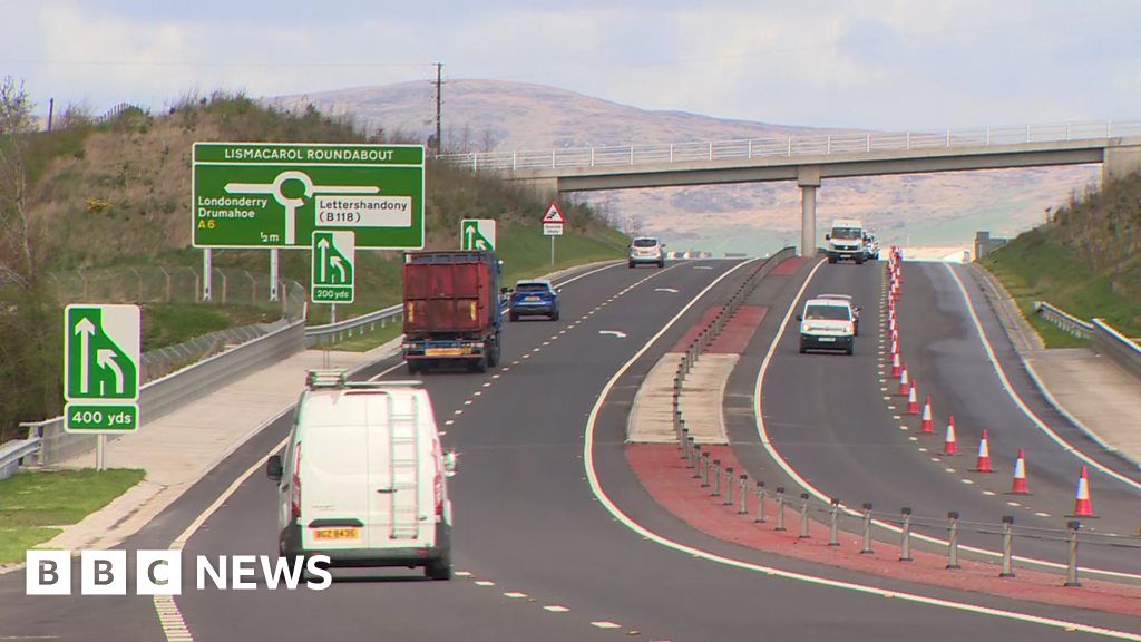 A6 LondonderryDungiven road opens in time for Easter holidays BBC News