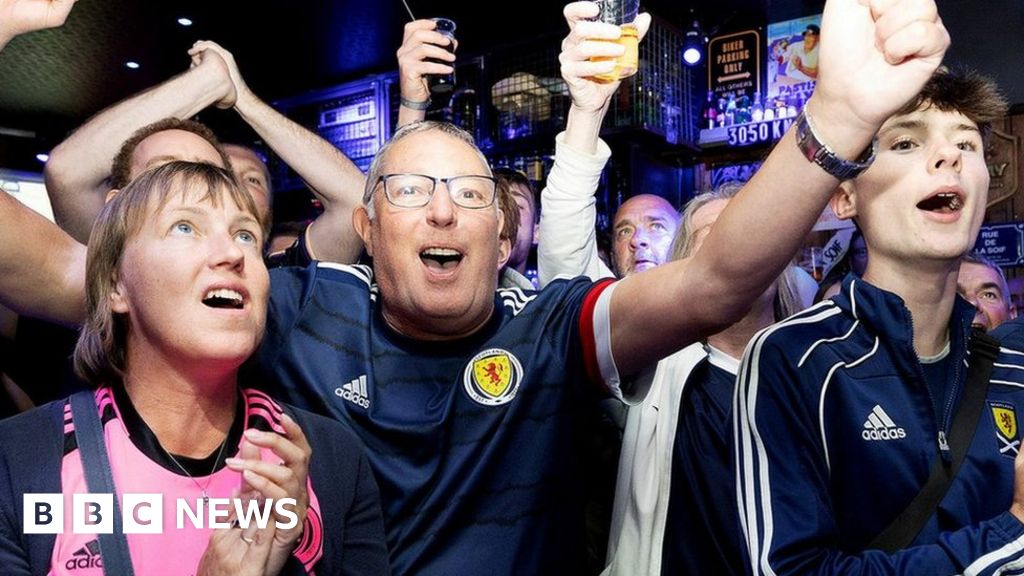 Tartan Army Looks Forward To Euro 2024 As Scotland Qualifies BBC News    131442427 20883858 